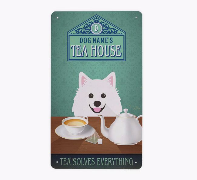 Tea House: Personalised {breedFullName} Metal Sign